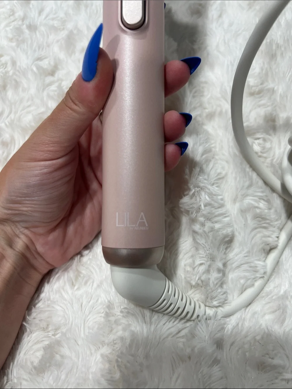 Pink Hair Straightening Brush